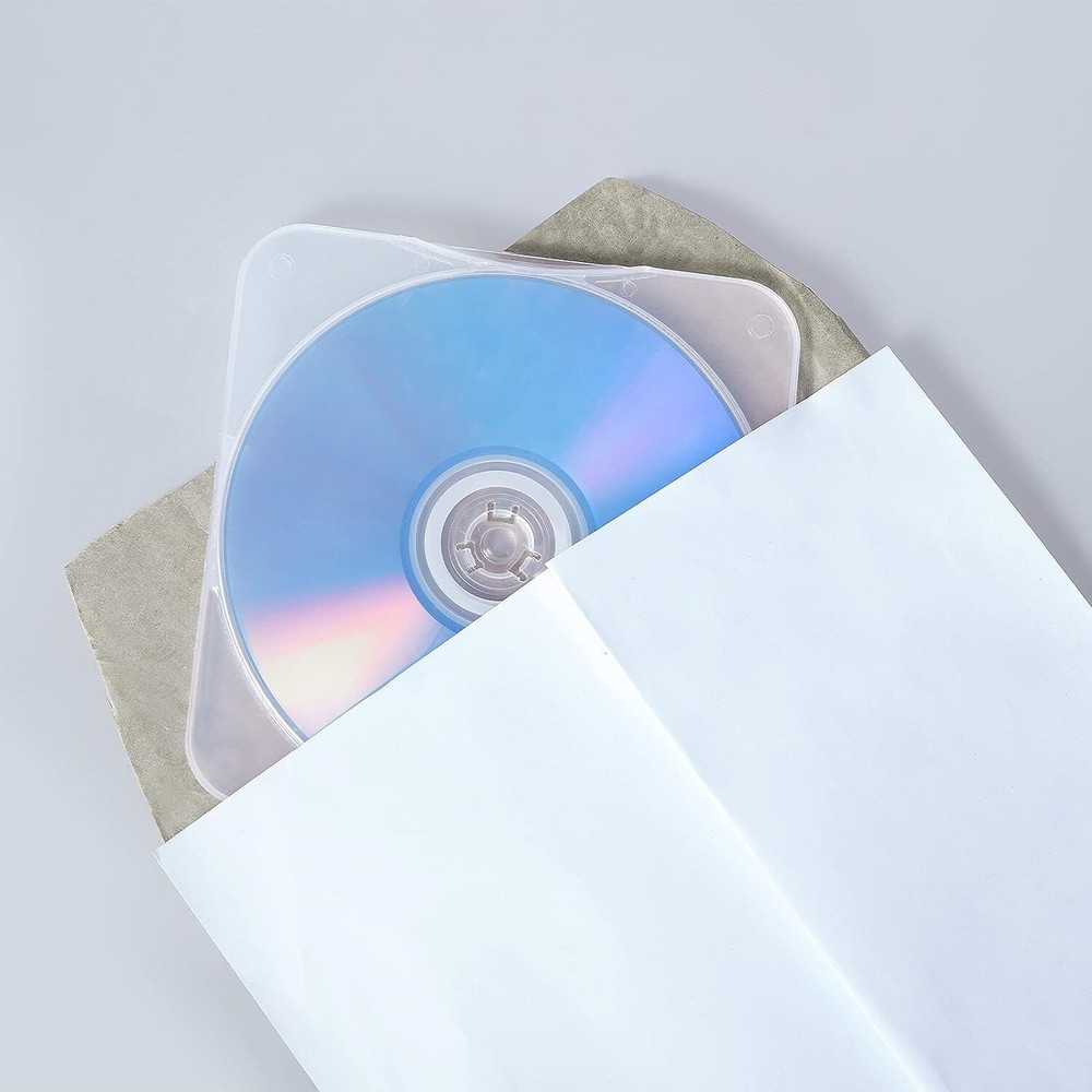 Premium CB11 Single CD Case Clam Shell Case Clear CD Mailer Slim Case DURASLIM