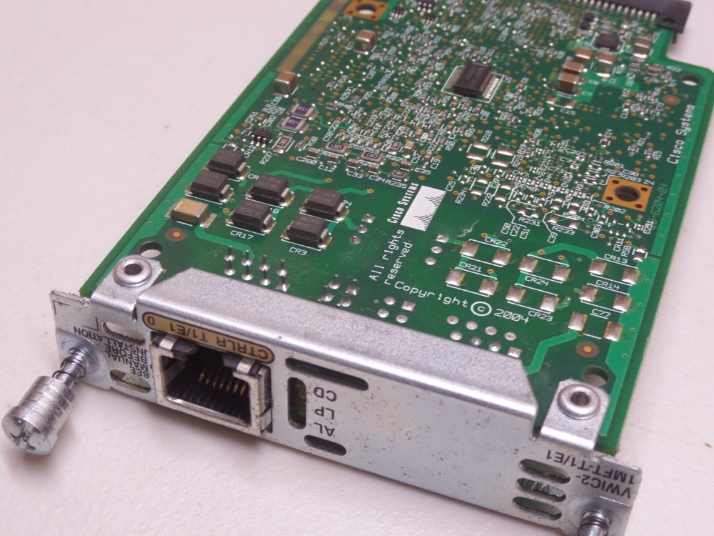 Cisco GENUINE VWIC2-1MFT-T1/E1 Trunk Voice Interface Card
