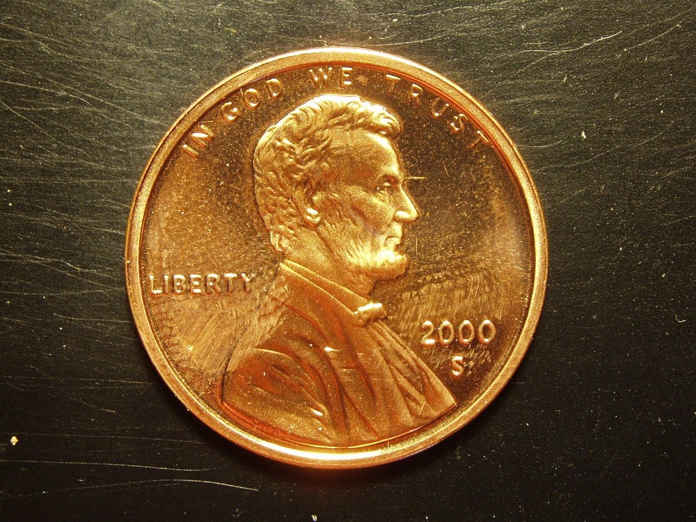 2000-S PROOF LINCOLN MEMORIAL CENT #7