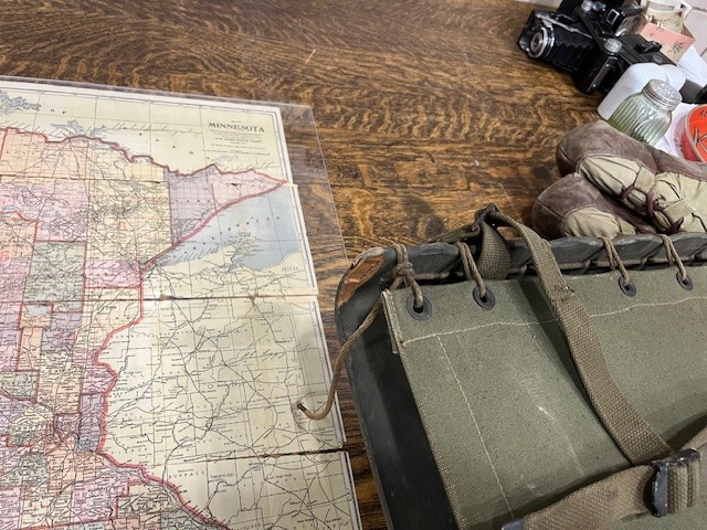 5-24-44 Dated 2nd Pattern Pack Board with Straps, American Seating