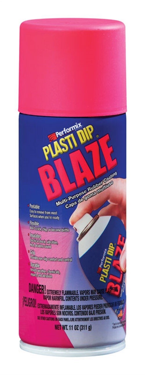 Plastic Dip 11223-6 11oz Plastidip Blaze Pink Spray