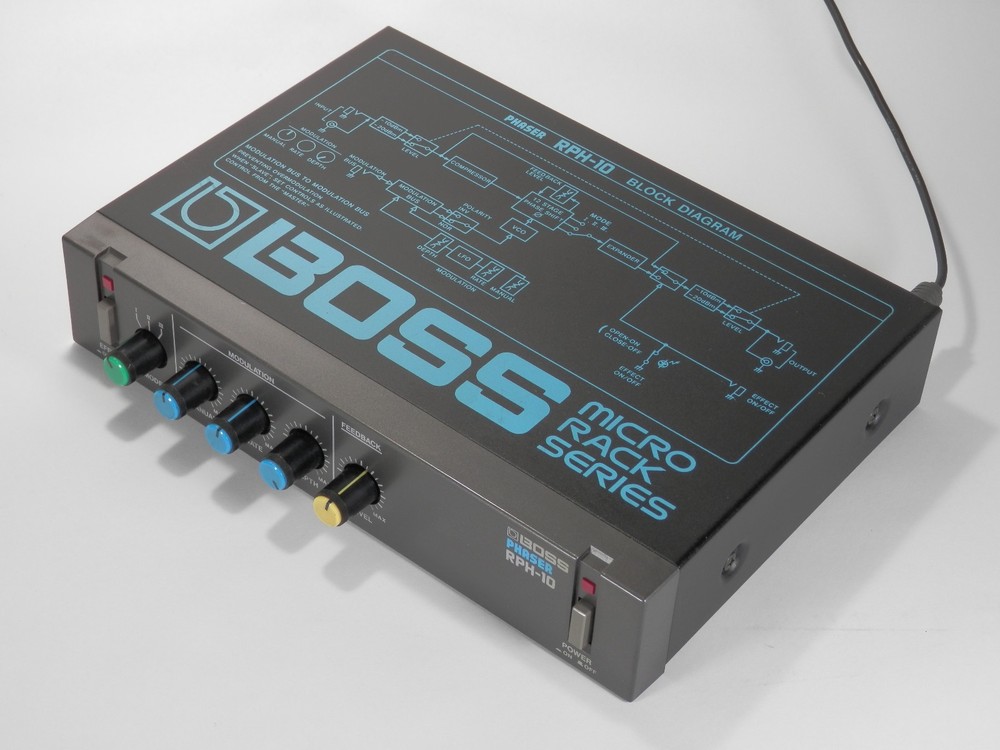 BOSS RPH-10 Analog Multi-Stage Phaser Micro Rack Effect Processor - EXCELLENT!