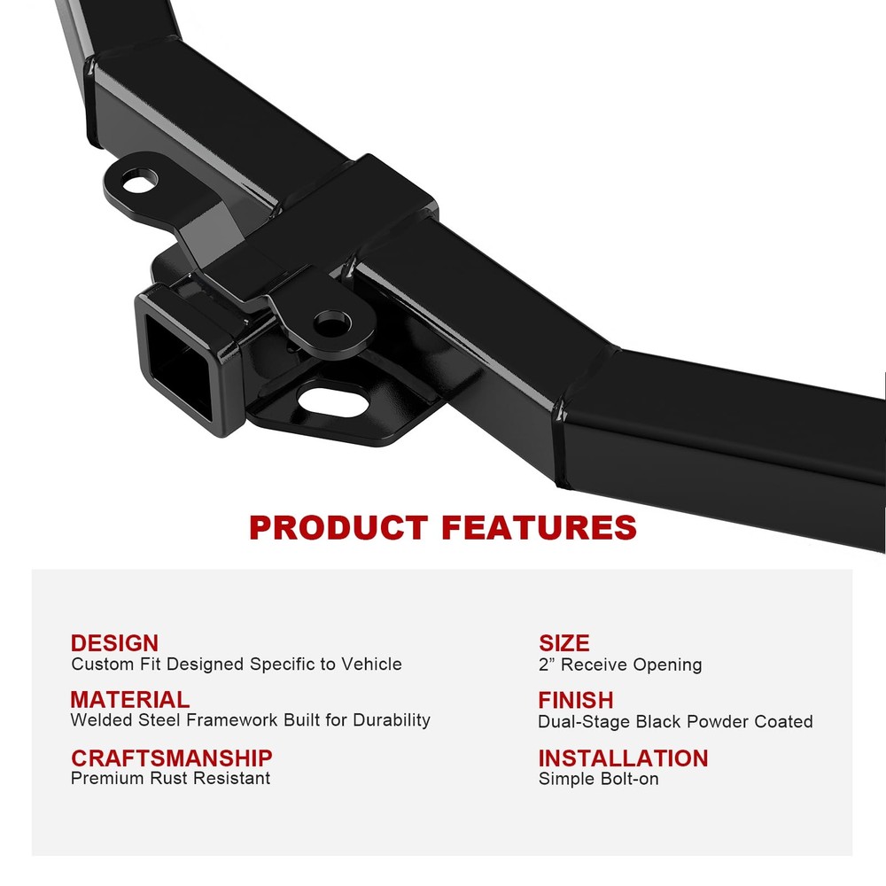 Class 3 Trailer Hitch Receiver for Traverse 2009-2017