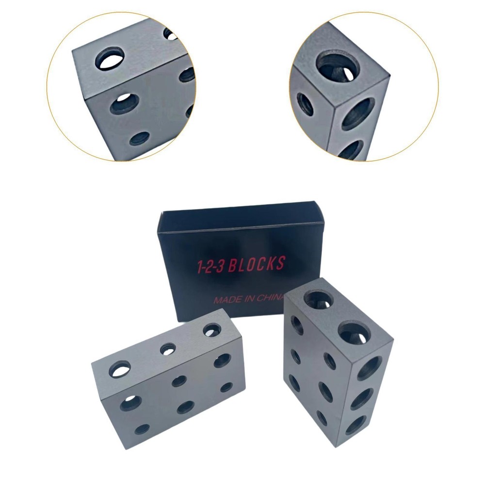 2 Pieces 1x2x3 Blocks 1" x 2" x 3" Parallel Blocks