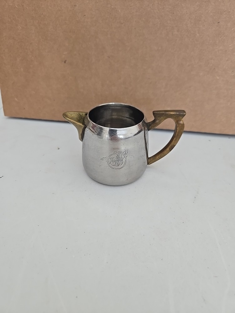 Vintage Silver Creamer Small Pitcher.