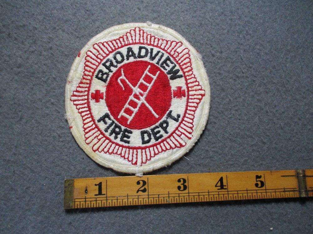 Vintage Broadview Fire Department Patch Illinois