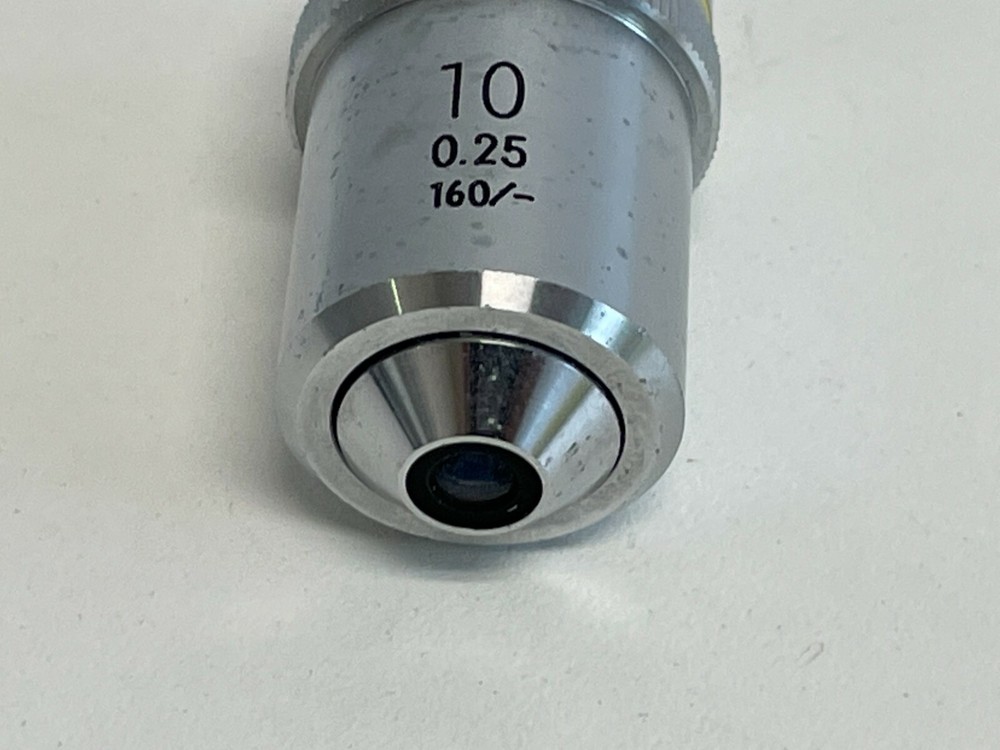 A3: Nikon 10X 0.25 160/- Microscope Objective