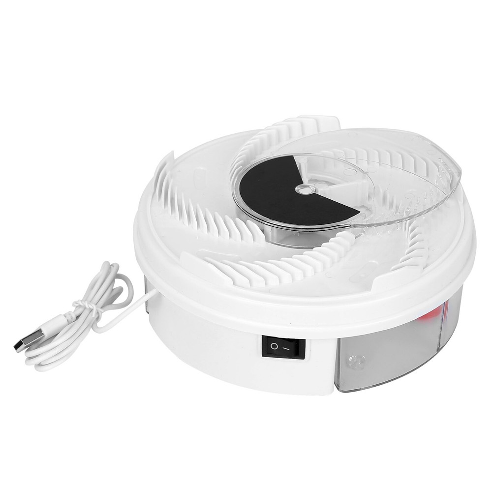 USB Powered Electric Fly Trap Automatic Flycatcher Rotating Pest Repellent Tool