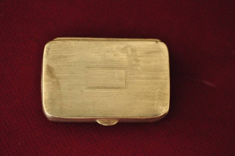 Vintage Webster Sterling Silver Pill Box – Rectangular 2" × 1.25" 30g No Monog.