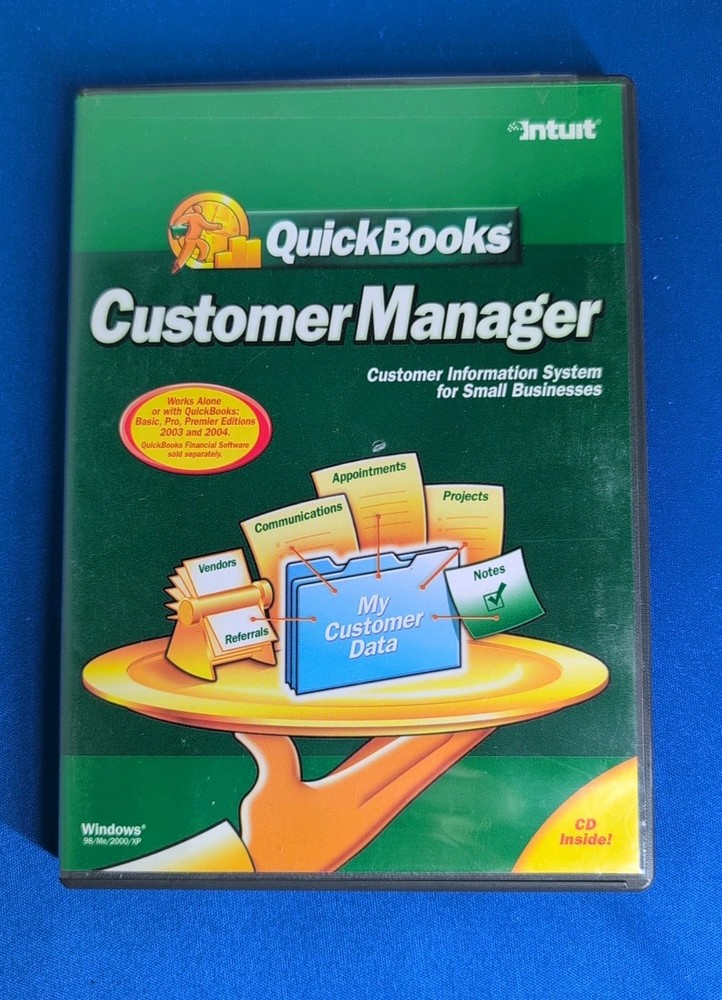 Quickbooks Customer Manager 2003 2004. With Installation Key
