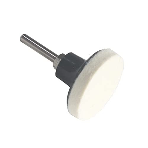 20 Pcs Surface Conditioning Quick Change Compressed Wool Felt Buffing Discs,