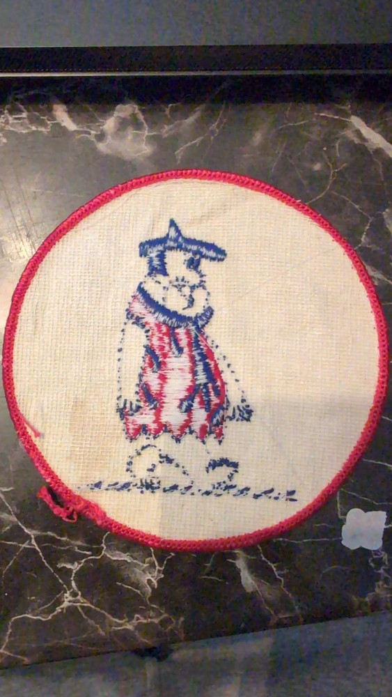 Vintage Fred Flintstone Embroidered Patch