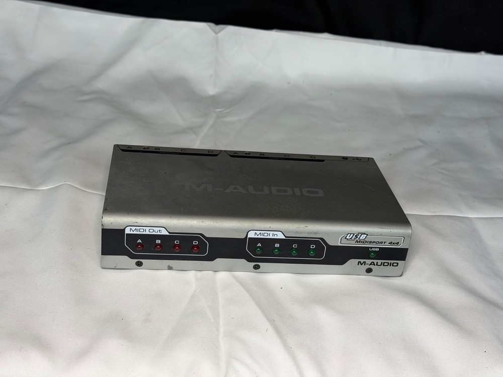 M-Audio MIDIsport 4x4 USB MIDI Interface 4x4 In/Out Studio Controller - used
