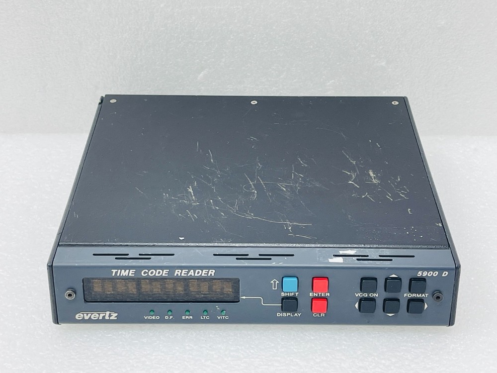 USED - Evertz 5900D Time Code Reader (No AC Adapter) / Free Shipping