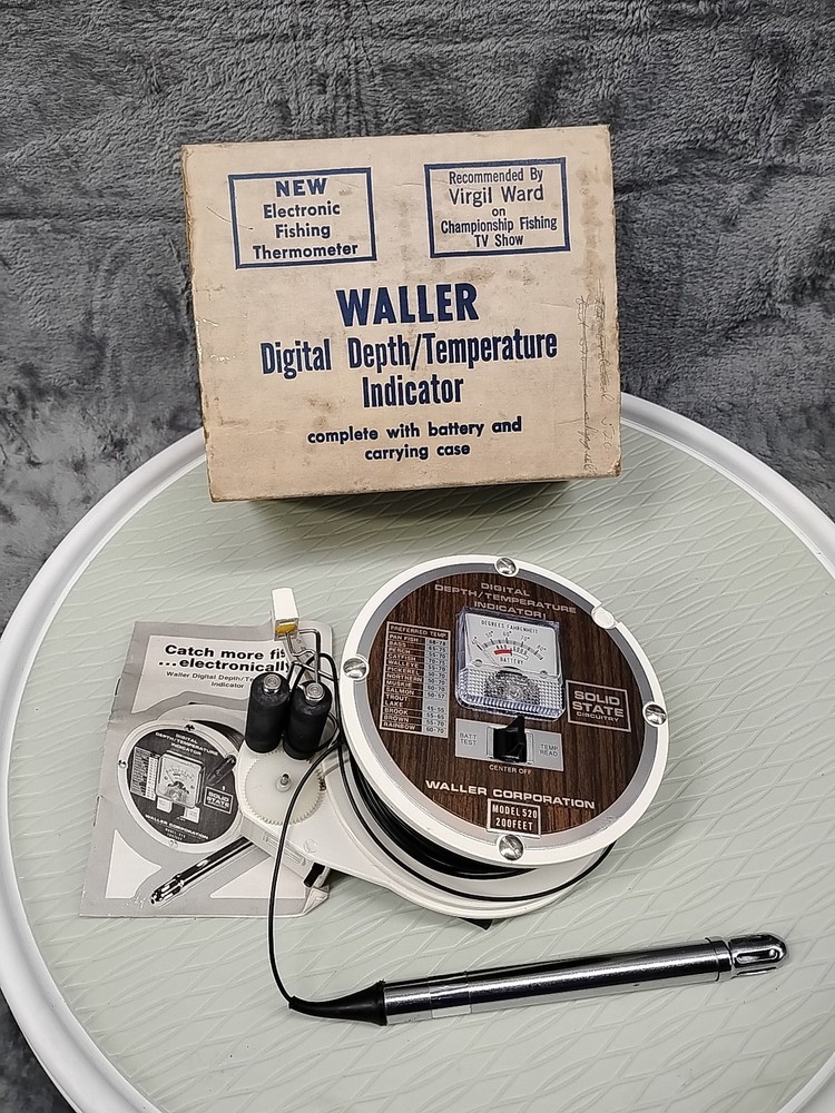 Vyh Solid State Electronical Waller Digital Depth Temperature Indicator 200 Feet