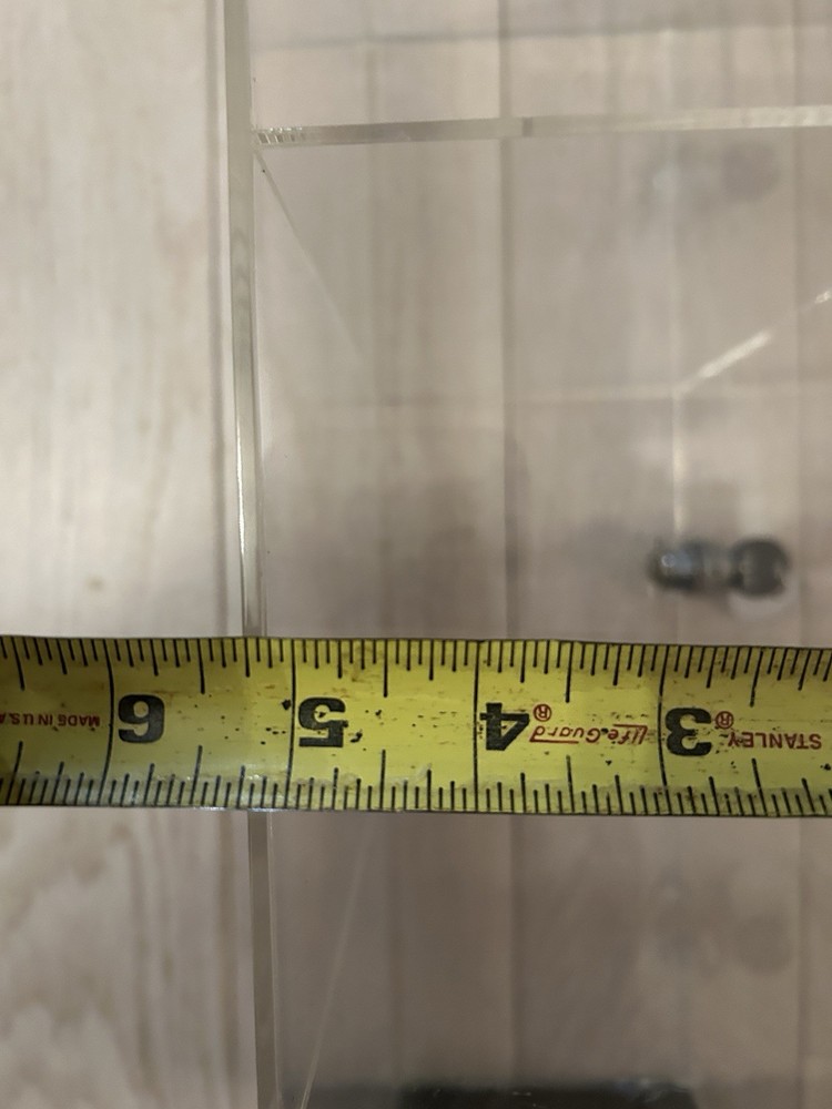 Acrylic Display Lockable 3 Tier With Rotating Base, Tabletop Or Wall Mount