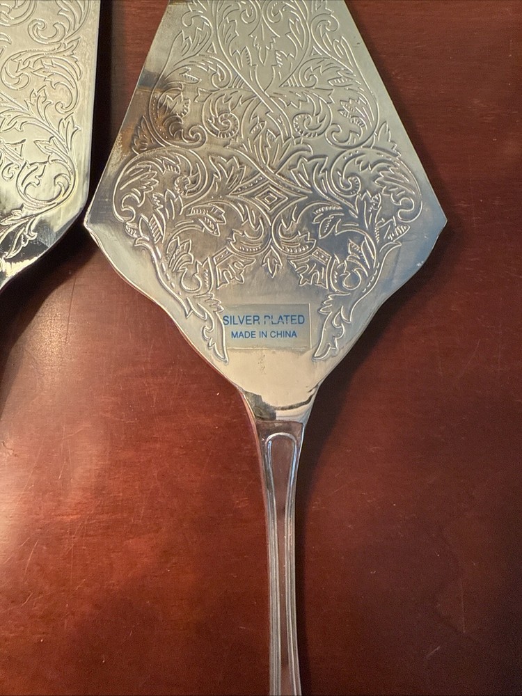 5 Pc Lot Silver Plated Serving Pieces