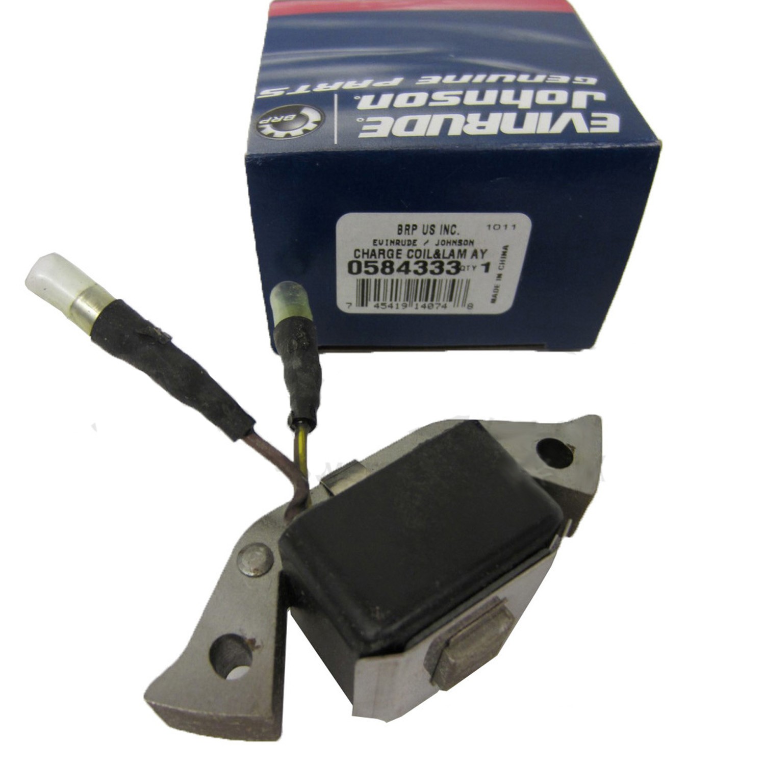 Johnson Evinrude OMC OEM Charge Coil & Lamination Assembly, 0584333