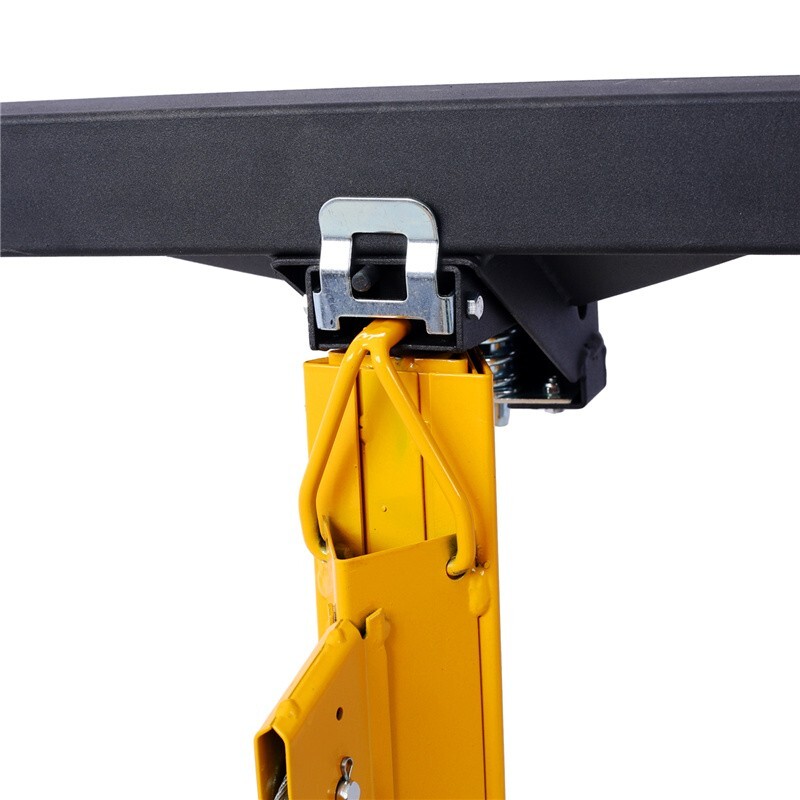 11FT Drywall Lift Plasterboard Panel Rolling Hoist Jack Lifter 150Lbs Lockable