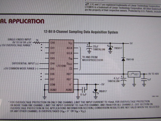 LTC1290DCJ Linear Tech Single Chip 12-Bit Data Acquisition 20Pin Cer-Dip NOS USA