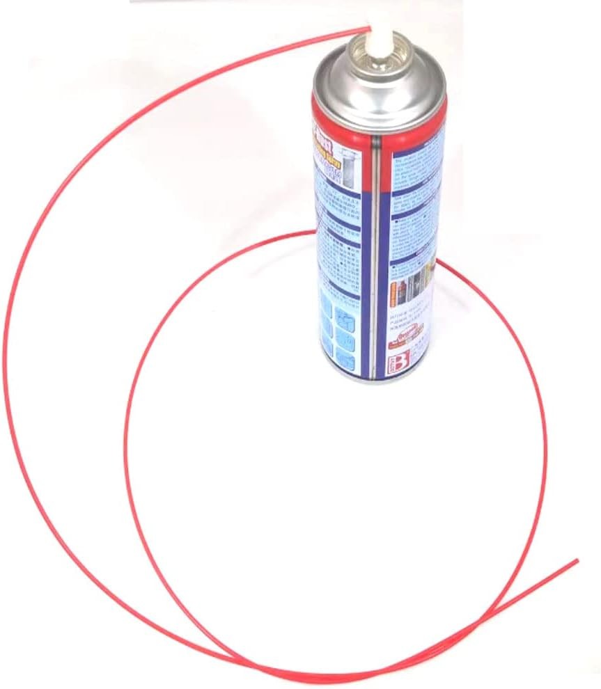 Spray Can Replacement Straws, Extension 10-Count, Red
