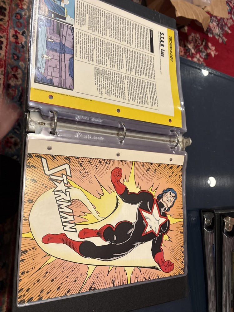 Comic Book Bio Binder
