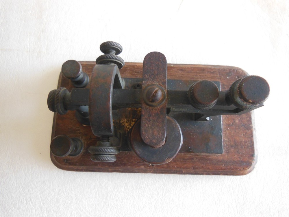 Vintage Telegraph Brass Sounder Morse Code