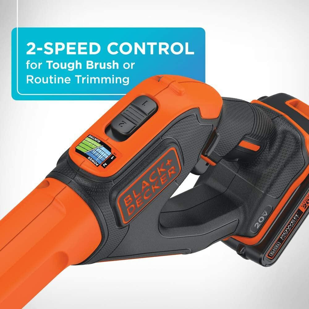 BLACK+DECKER 20V MAX* String Trimmer / Edger - LST522E1AEV