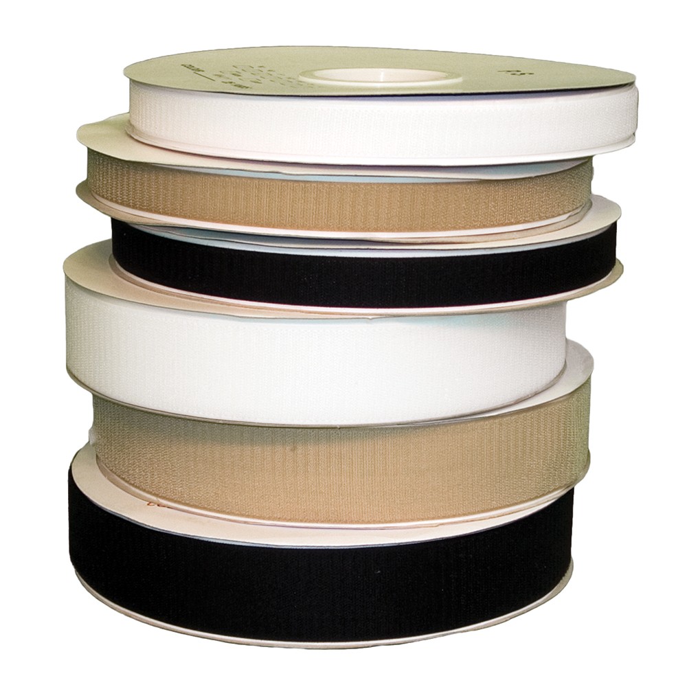 HOOK & LOOPWITH ADHESIVE BACK, 2" X 10 YD, WHITE