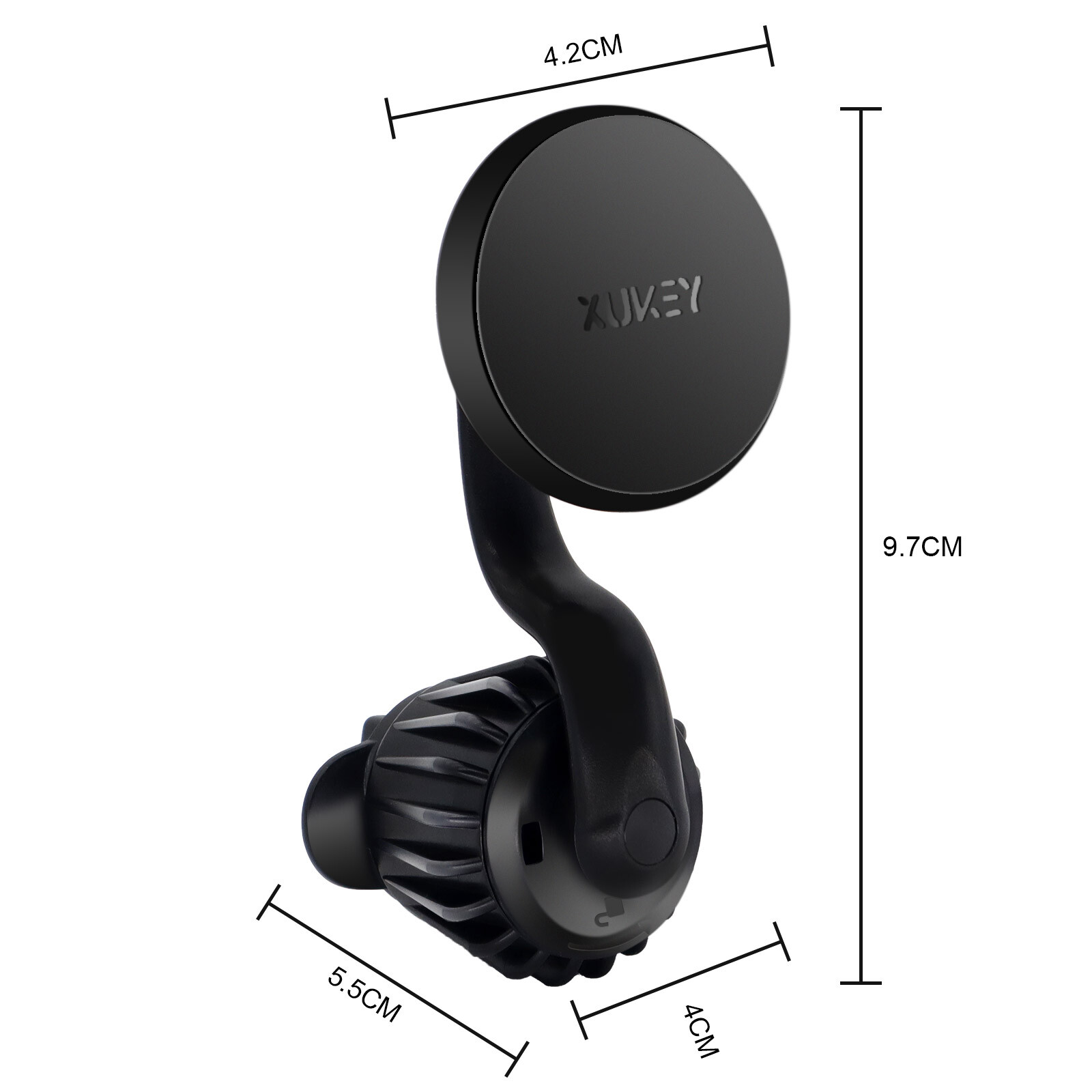 Universal Magnetic 360° Rotation Air Vent Car Mount Dashboard Phone Holder Truck