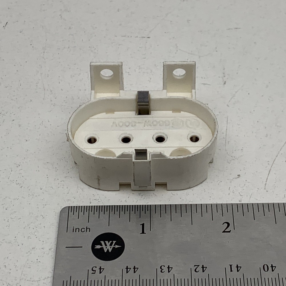 (10-Pack) Leviton 2G11 Base Socket Fluorescent Lampholder Socket Lateral Mount