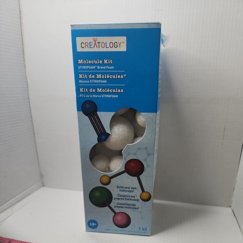 Molecule Model Kit All White open box Creatology (R1)