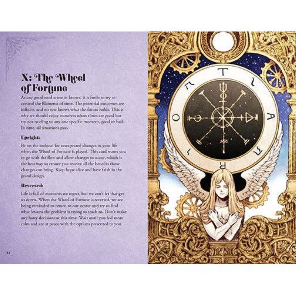 Anime Tarot Deck and Guidebook – 78 Cards AUTHENTIC DECK