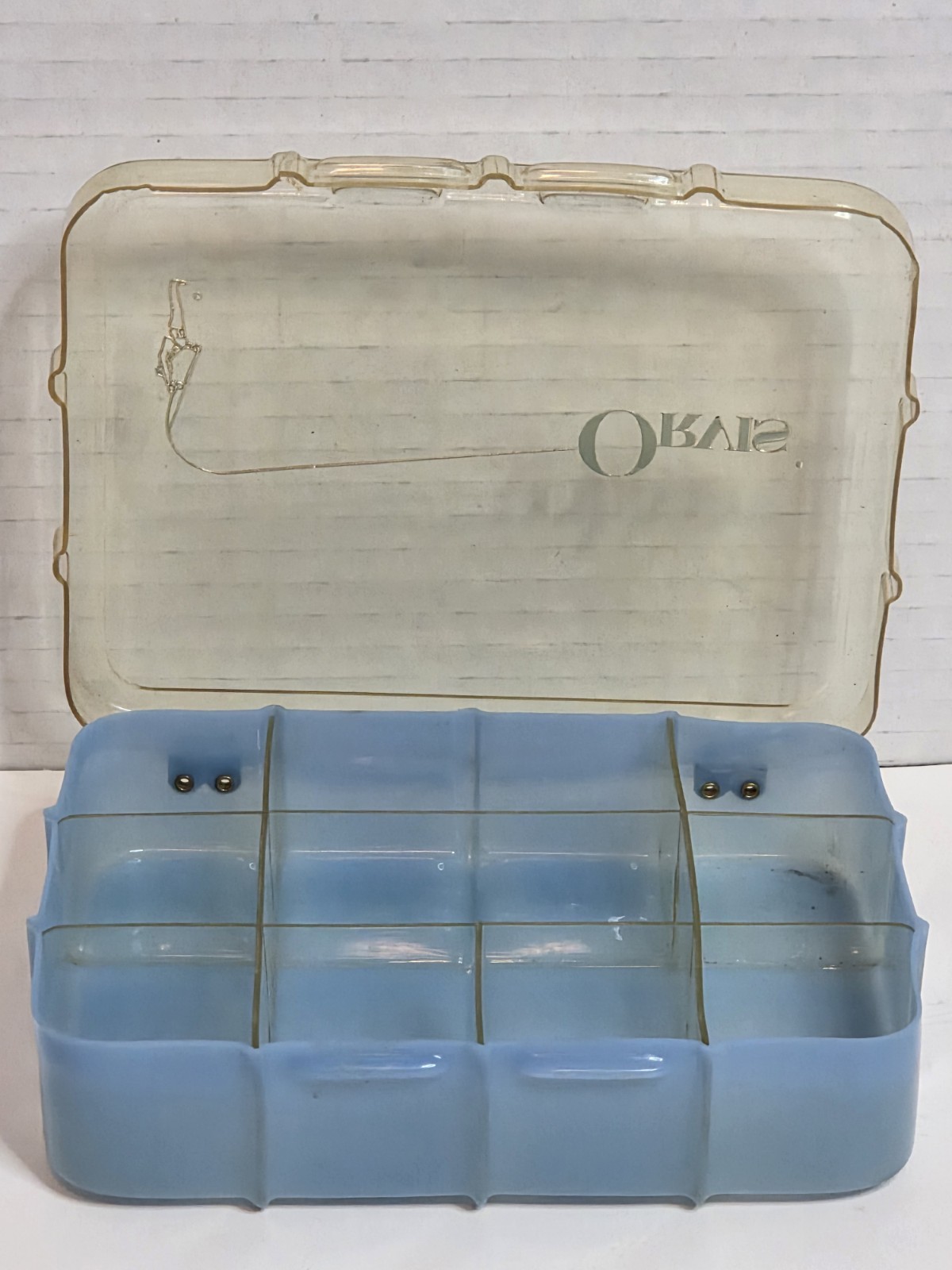 Vintage Orvis Bill Dewitt Plastic Multi Tray Fly Box Fly Fishing