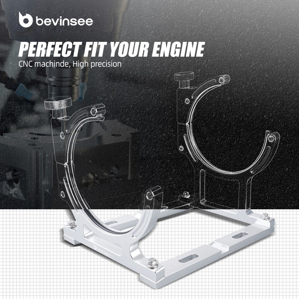 7" Nitrous Oxide Single Bottle Bracket Aluminum Anodized Mount Bracket Kit