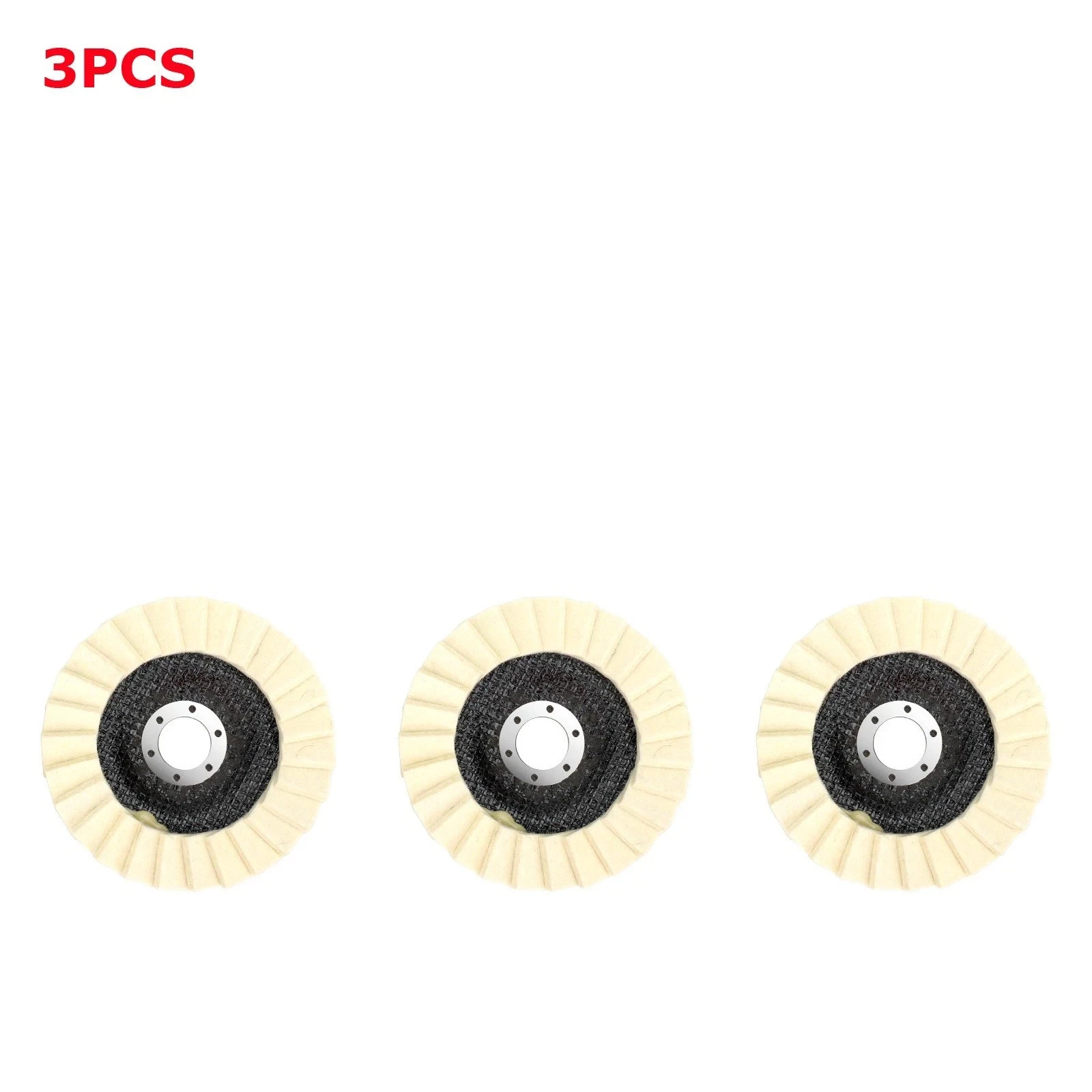 Multi PC Wool Polishing Wheel Buffing Pad Flap Disc For Metal Wood Angle Grinder