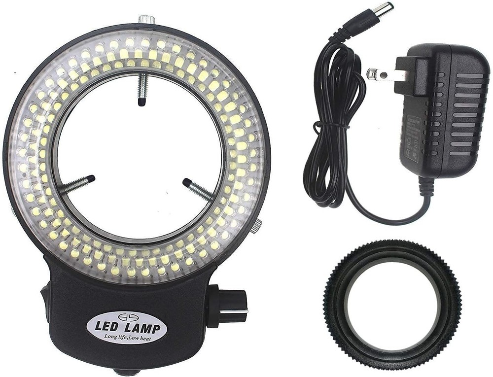 LED-144-ZK Professional Microscope Ring Light - Focused Illumination, Adjustable
