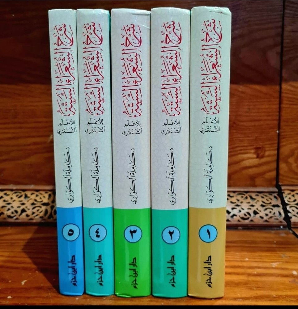 Arabic Bookشرح الشعراء الستة للأعلم الشنتمري و شرح باقي المعلقات وقصيدة أبي طالب