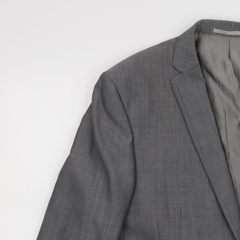 NEXT Mens Grey Wool Blend Suit Jacket Size 42