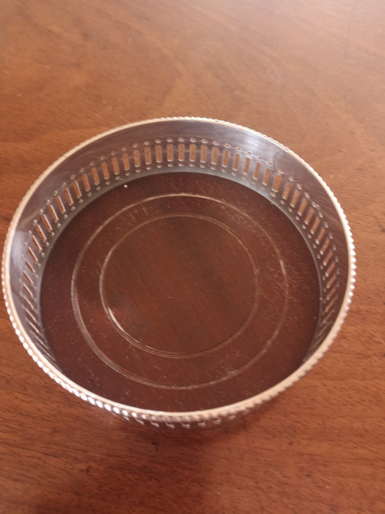 Decanter or Bottle Coaster, Silver Plate