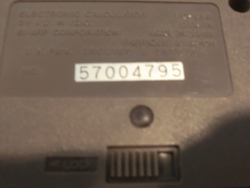 VINTAGE Sharp PC-1350 BASIC Pocket Computer w/8K RAM Card