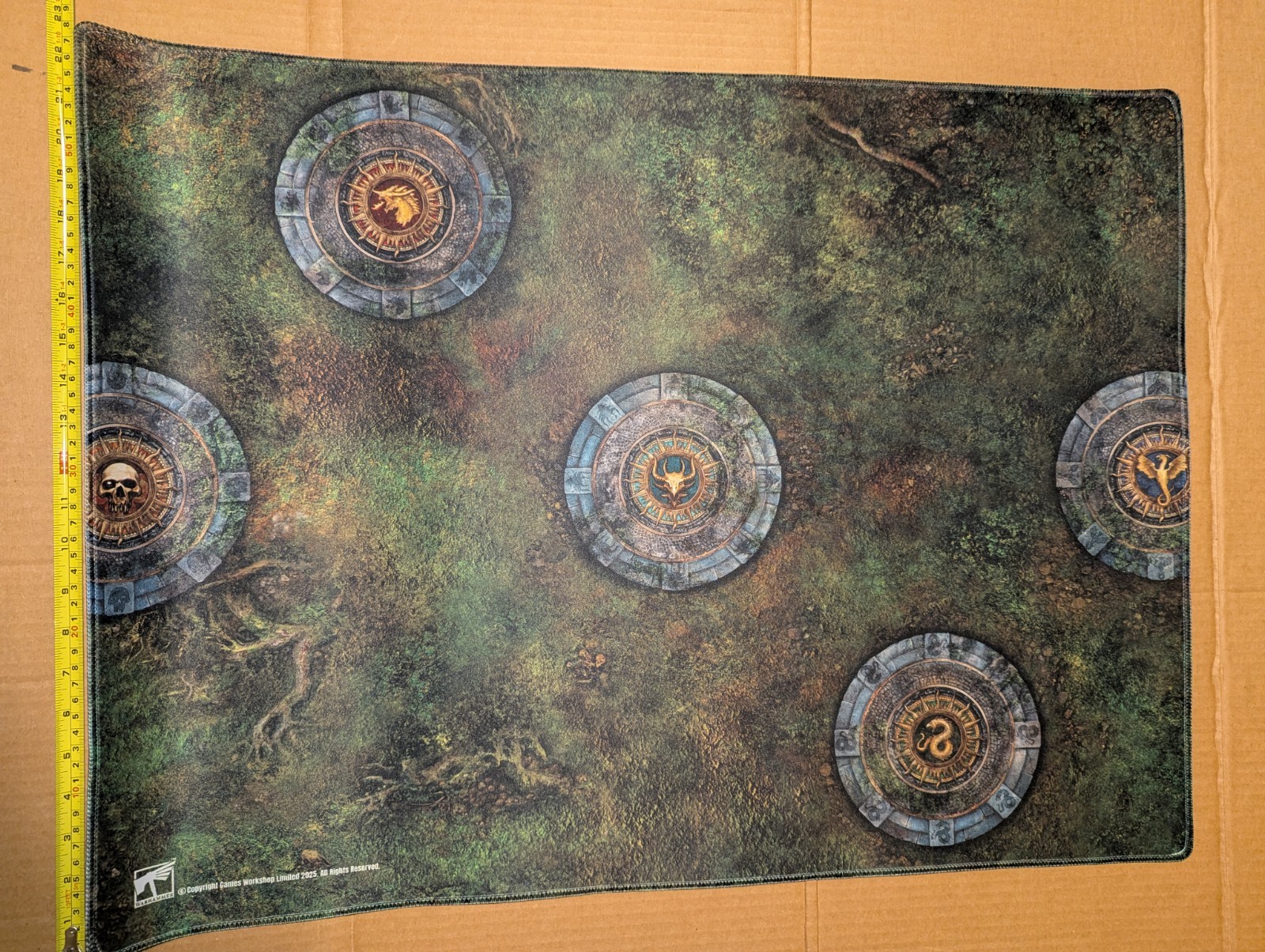 Warhammer 2025 Anniversary Neoprene Gaming Mat. Spearhead Combat Patrol