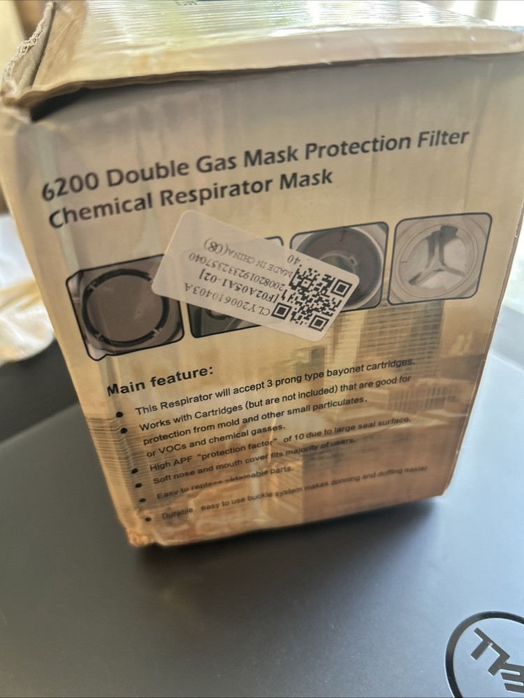 6200 double gas mask