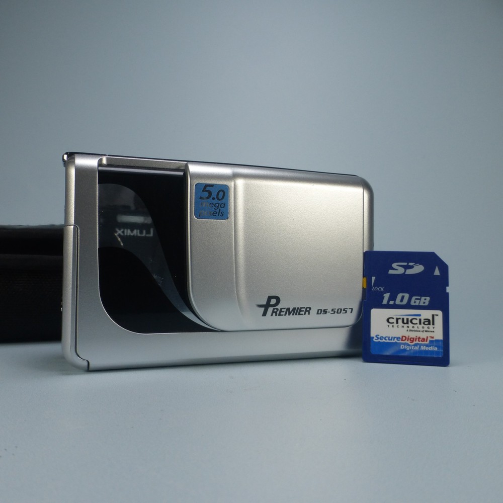 Premier DS-5057 5.0MP Compact Digital Camera Silver Tested