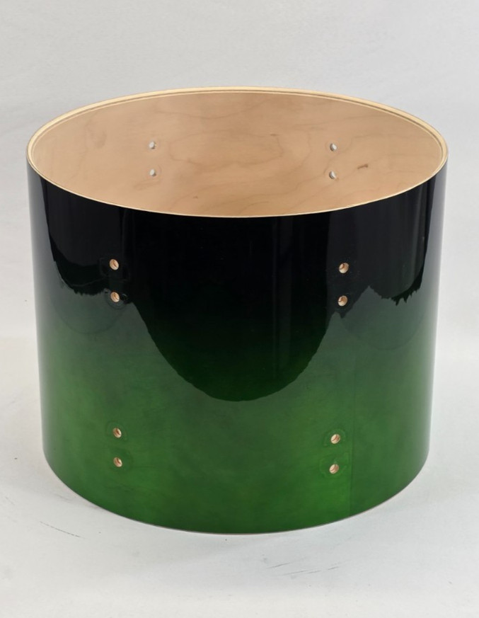 Ludwig Element Tom Drum Shell 13"- Green Fade