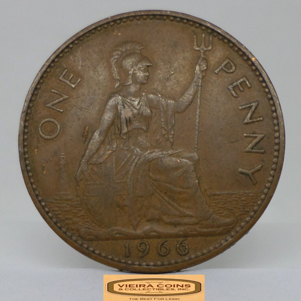 1966 Great Britain One Penny - #C46949NQ