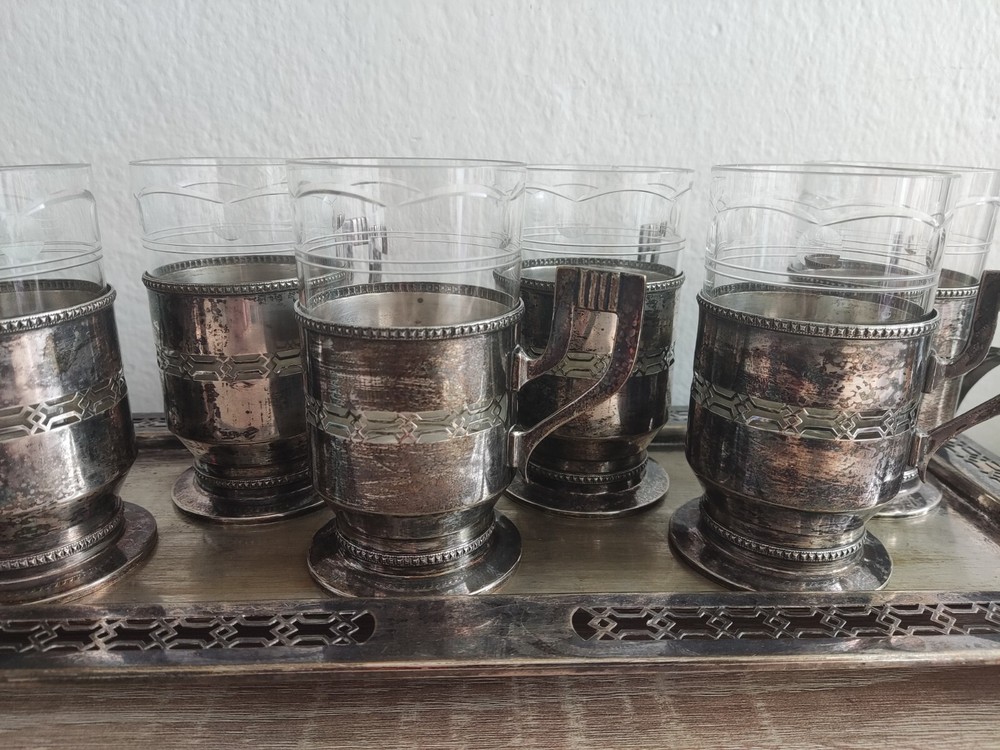 Silver-plated tea set Austro-Hungarian 1870-1910