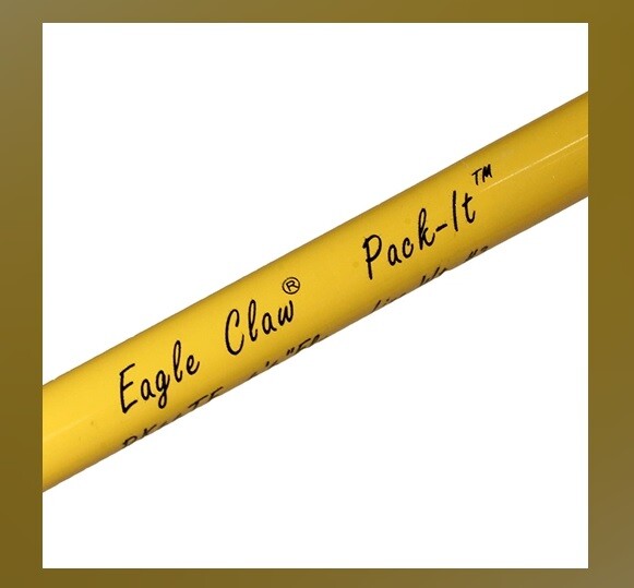 EAGLE CLAW Pack-It Telescopic Fly Rod/ Reel Combo 6'6" #PK66TF NEW FREE SHIPPING