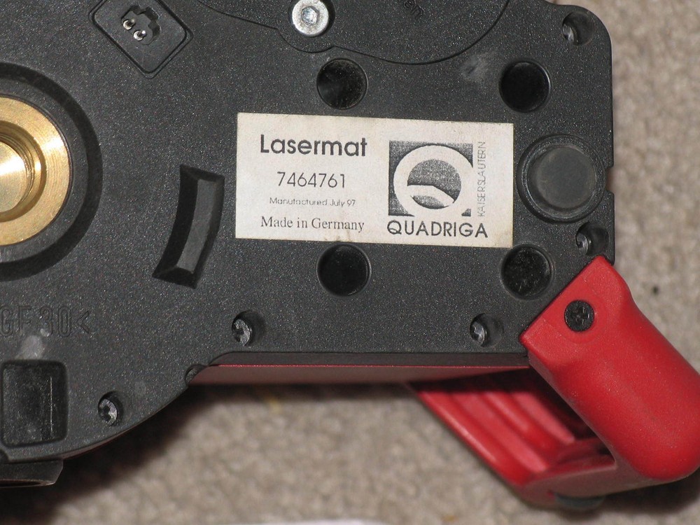 QUADRIGA ROTARY 7464761 LASER Lasermat CASE