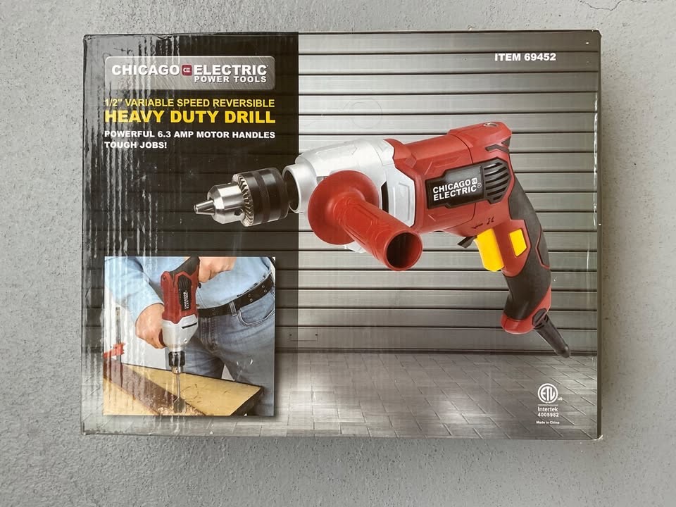1/2 in. Heavy Duty Variable Speed Reversible Drill